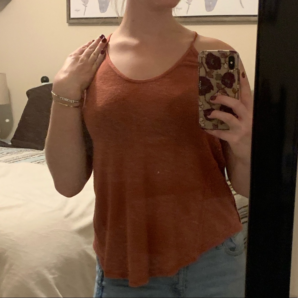 Burnt orange top